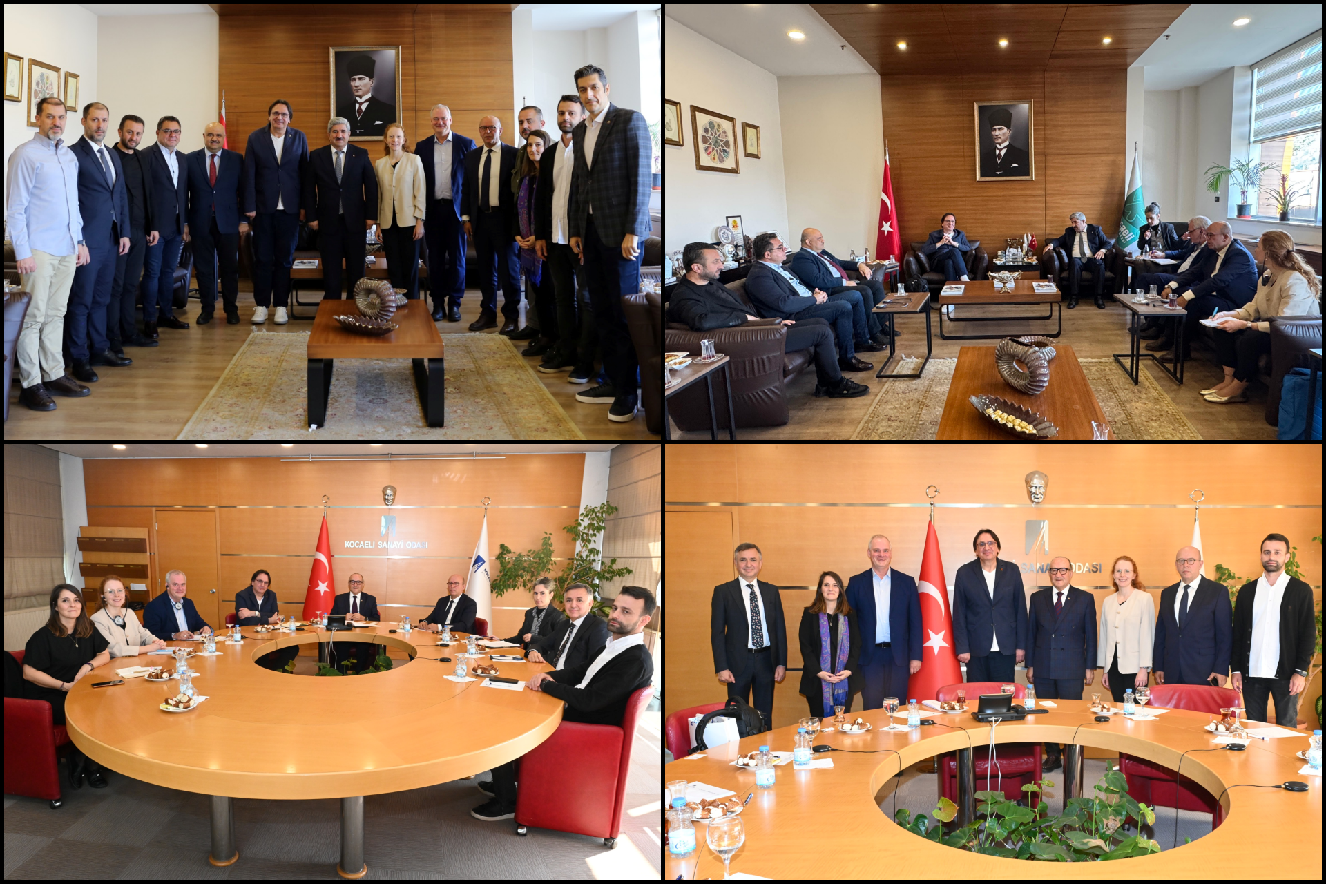 KOCAELİ SANAYİ ODASI VE KOCAELİ TİCARET ODASI İLE ULUSLARARASI TOPLANTI GERÇEKLEŞTİRİLDİ