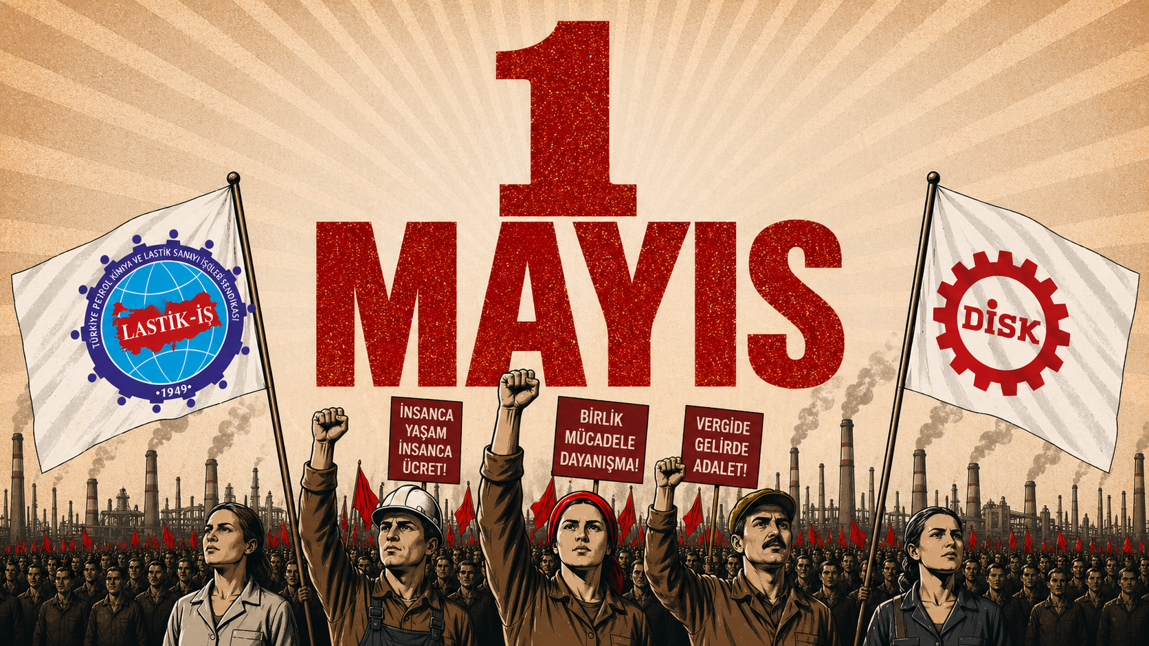 GENEL BAŞKANIMIZ ALAADDİN SARI’NIN 1 MAYIS’A İLİŞKİN BASIN AÇIKLAMASI