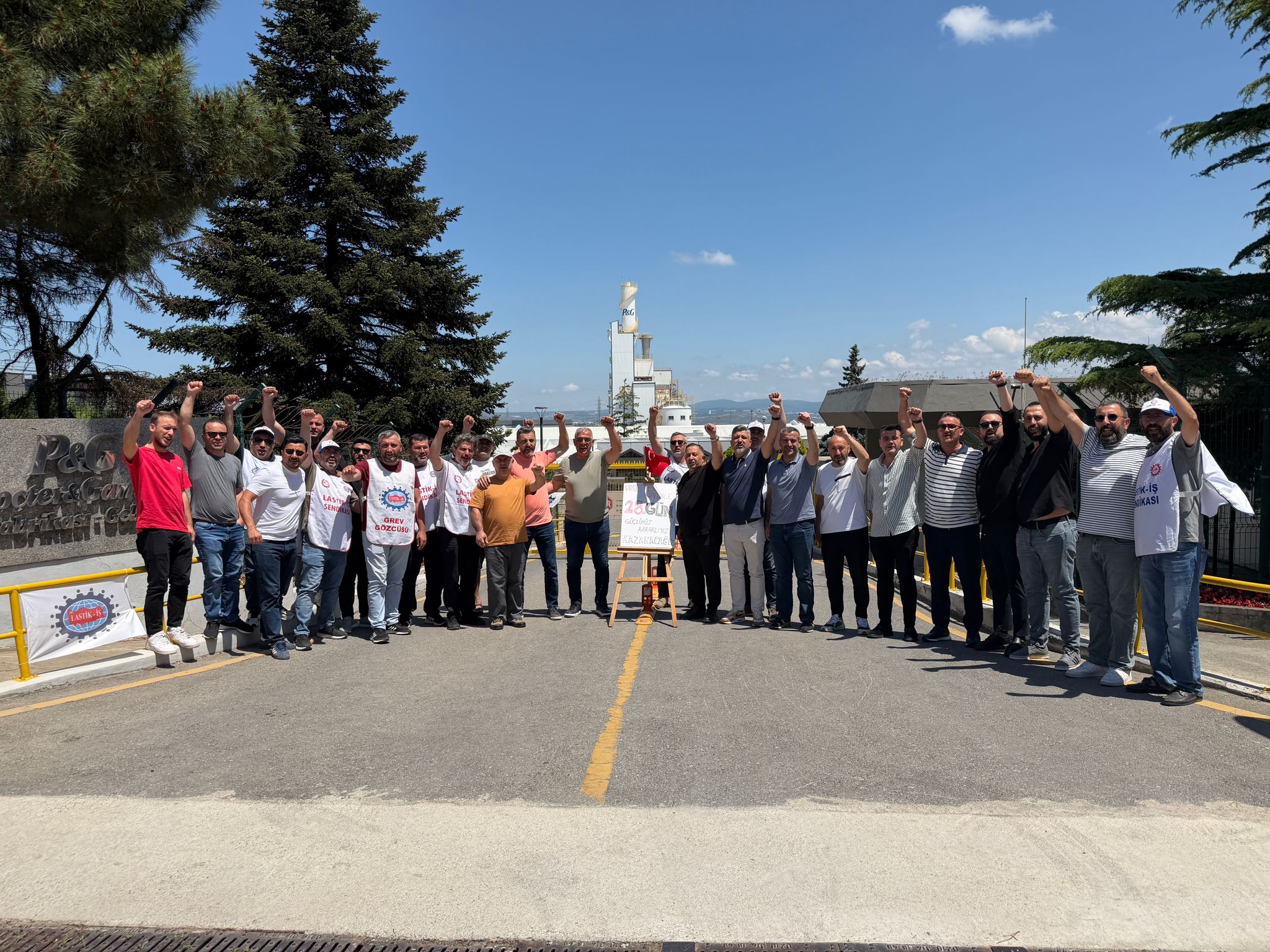GREVCİ PROCTER AND GAMBLE İŞÇİLERİNE KOCAELİ ŞUBEMİZDEN DESTEK ZİYARETİ
